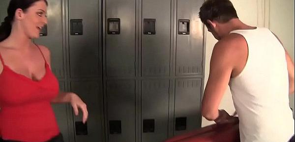  Sophie Dee Gets A Deep Dick Massage In The Locker Room